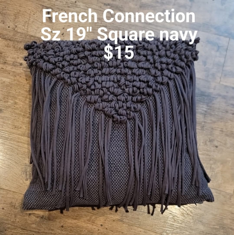 French connection throw pillow